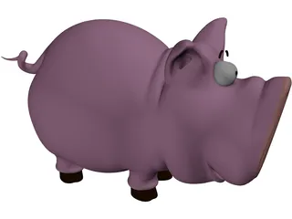 Pig Toy 3D Model