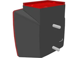 Trailer Tail Light 3D Model