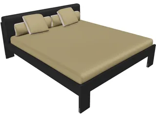 Brooks Bed 3D Model