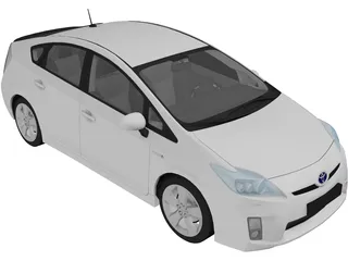 Toyota Prius (2010) 3D Model