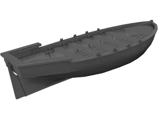 Lifeboat 3D Model