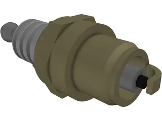 Spark Plug 3D Model