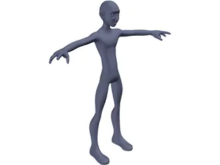 Freebie Man [Rigged] 3D Model