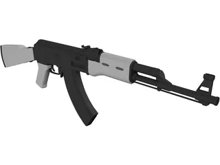 AK-47 3D Model