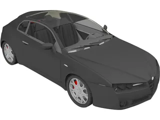 Alfa Romeo Brera (2005) 3D Model