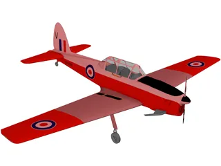 de Havilland Canada DHC-1 Chipmunk 3D Model