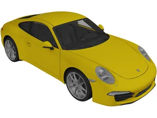 Porsche 911 991 Carrera Coupe 3D Model