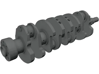 Crankshaft 3D Model