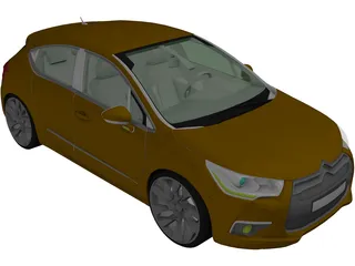 Citroen DS4 3D Model