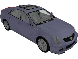 Cadillac CTS-V 3D Model