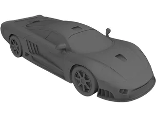 Supercar 3D Model