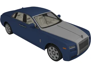 Rolls-Royce Ghost (2010) 3D Model