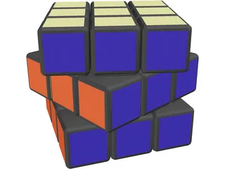 Rubic Cube 3D Model