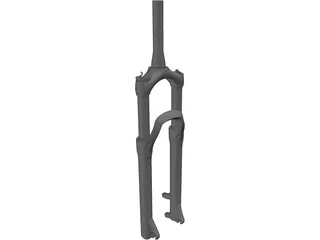 650B Suspension Fork 3D Model