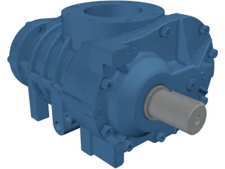 Screw Compressor 3D Model