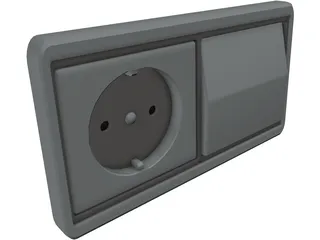 Switch and Plug 3D Model