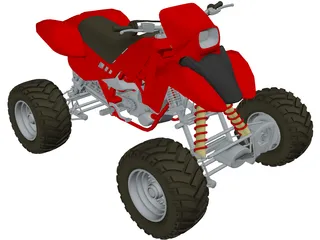 Quad 4x4 3D Model