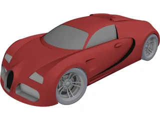 Bugatti Veyron 3D Model