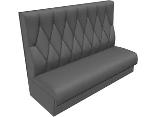 White One Sofa 3D Model