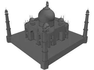 Taj Mahal 3D Model