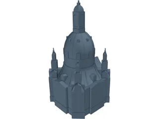 Frauenkirche Dresden 3D Model