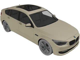 BMW 550i Gran Turismo (2010) 3D Model