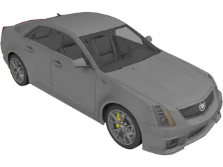 Cadillac CTS-V (2009) 3D Model