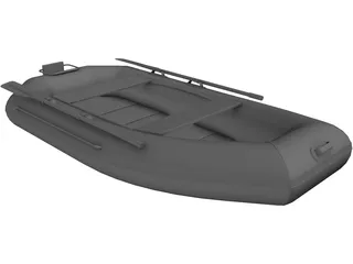 Inflatable Boat 3D Model