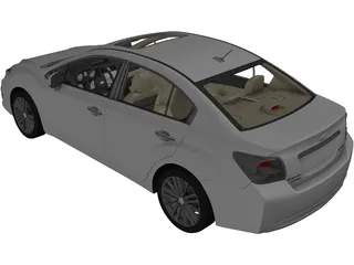 Subaru Impreza (2013) 3D Model