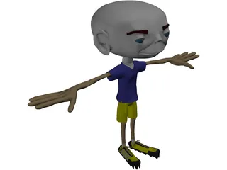 Cartoon Boy 3D Model