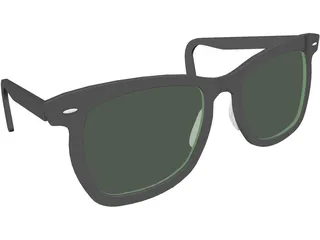 Rayban Sun Glasses 3D Model