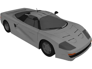 Mercedes-Benz C112 Concept 3D Model