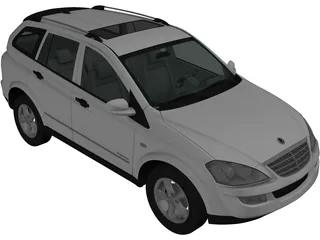 SsangYong Kyron (2011) 3D Model