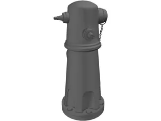 Fire Hydrant 3D Model