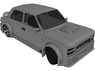 Zastava 101 Turbo 3D Model