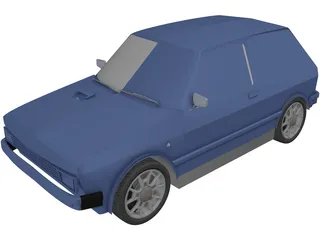 Yugo 1.4 3D Model