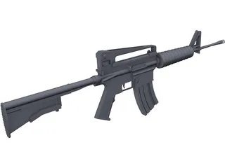 Colt M4A1 Carbine 3D Model