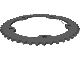 Bike Sprocket 48T 3D Model