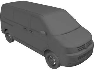 Volkswagen Transporter T5 (2012) 3D Model