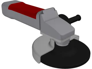 Angle Grinder 3D Model