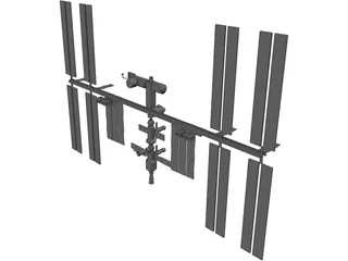 International Space Station 3D Model