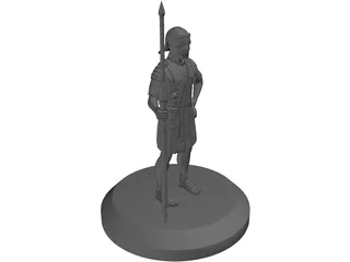 Roman Soldier Pilum Spear 3D Model