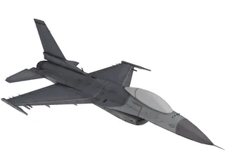 F-16C Fighting Falcon 3D Model