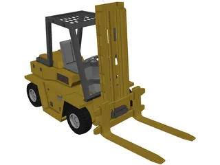 Forklift 3D Model