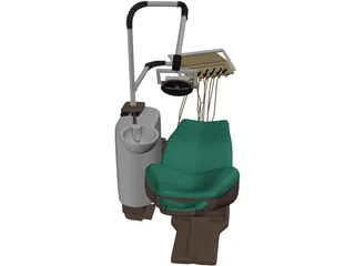 Dental Chair 3D Model