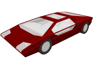 Maserati Boomerang 3D Model