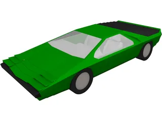 Alfa Romeo Carabo 3D Model