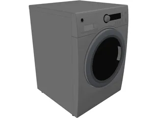GE Washer and Dryer 3D Model