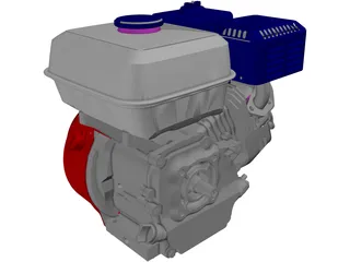 Honda GX160-1 Engine 3D Model