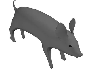 Pig 3D Model